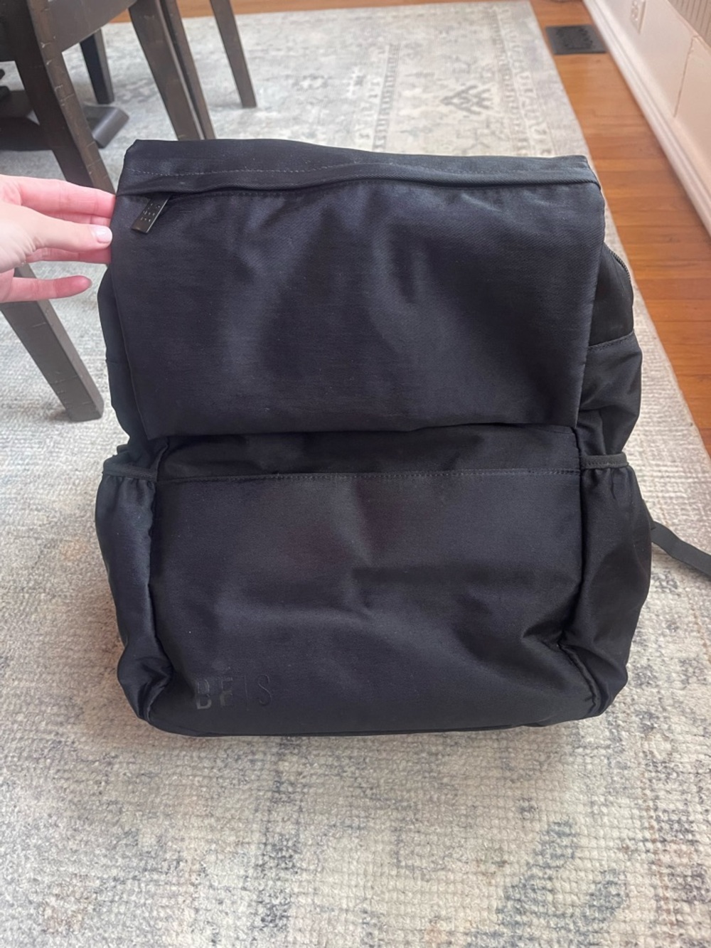 BEIS Black Diaper Bag